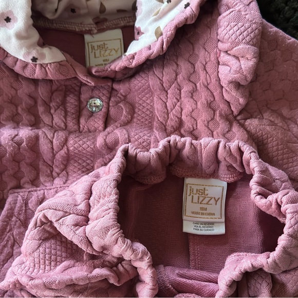 Oshkosh Carters Just Lizzy Coord Set 2pc Outfits Bundle Girl 12 18 Mo Cozy Warm - Picture 4 of 16